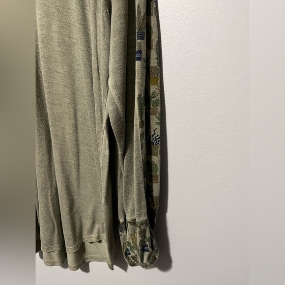 C&C California Women's XL Olive Top - Picture 2 of 6